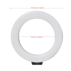 Lampa pierścieniowa do selfie LED do salonów kosmetycznych + Mały Statyw
