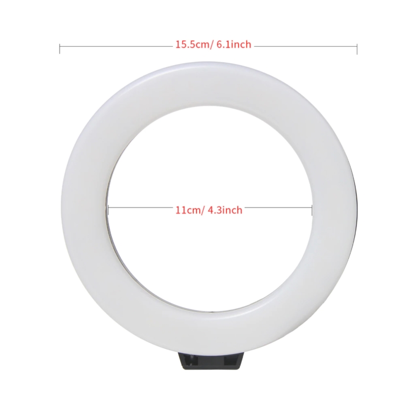 Lampa pierścieniowa do selfie LED do salonów kosmetycznych + Mały Statyw