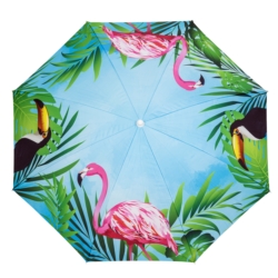Parasol plażowy łamany składany Flaming i Tukan 160cm