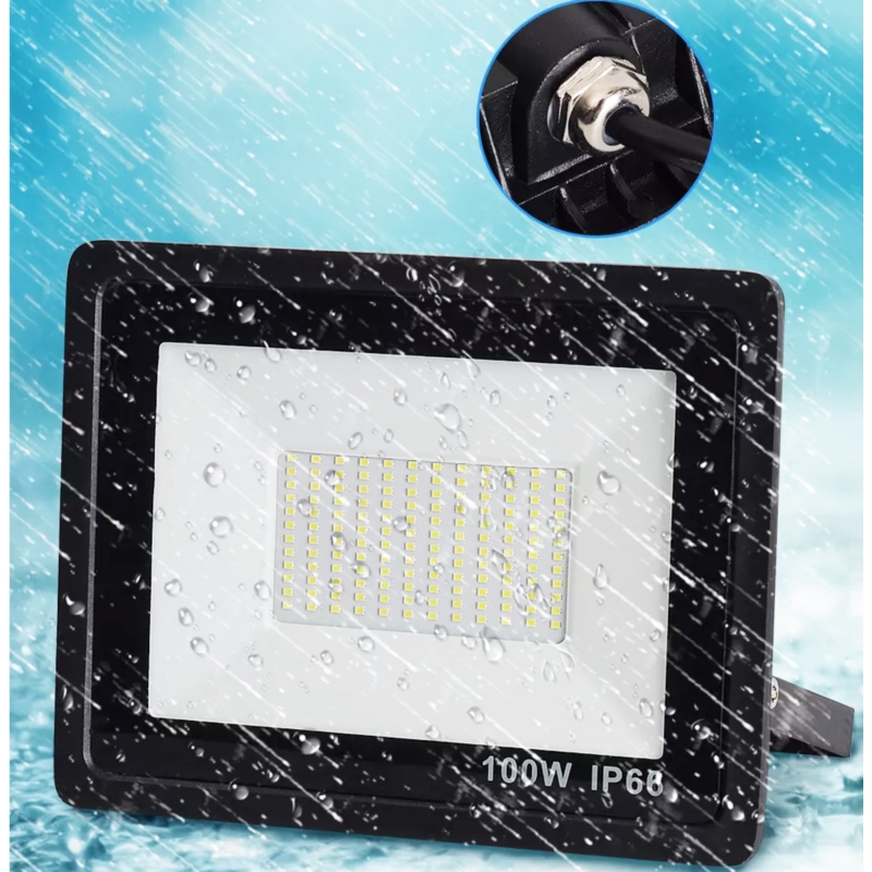 Halogen roboczy 100W LED SMD 230V IP66