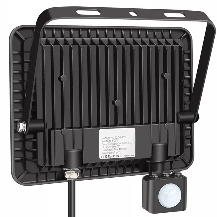 Halogen roboczy 100W LED SMD 230V IP66 z czujnikiem ruchu