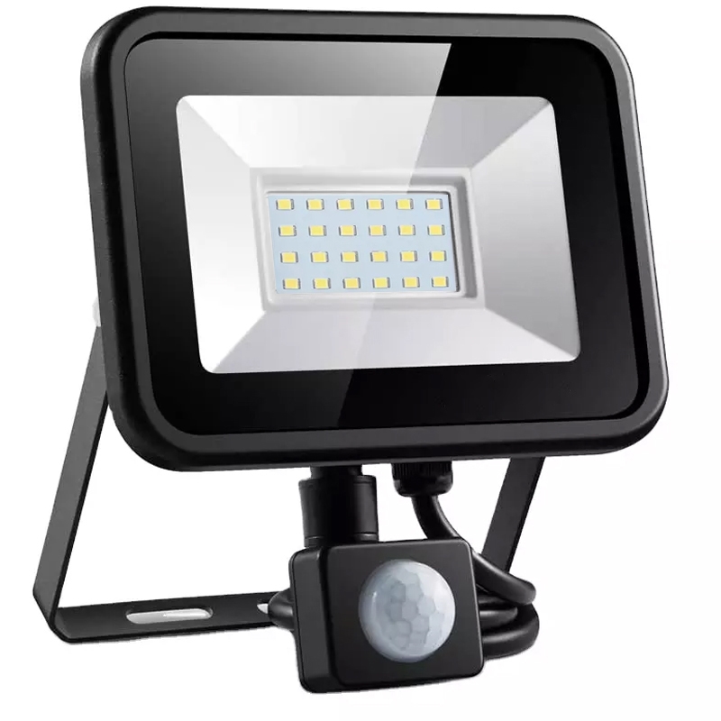 Halogen roboczy 20W LED SMD 230V IP66 z czujnikiem ruchu