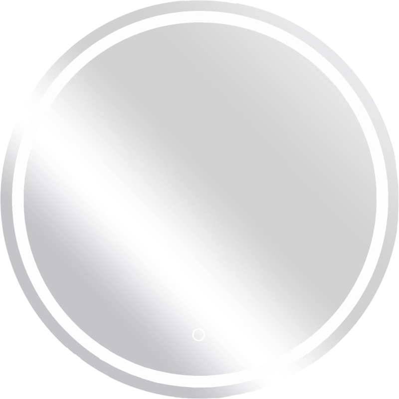 Lustro okrągłe do zawieszenia z oświetleniem LED 50cm