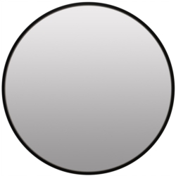 Lustro okrągłe do zawieszenia na ścianę Czarne 50cm