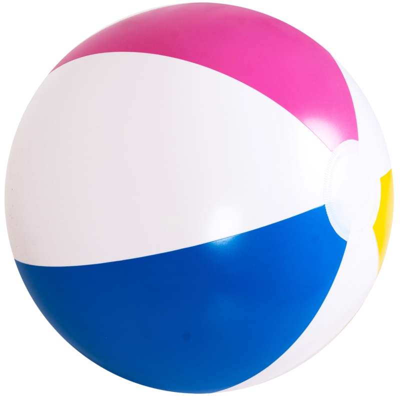Piłka plażowa dmuchana Kolorowa 40cm