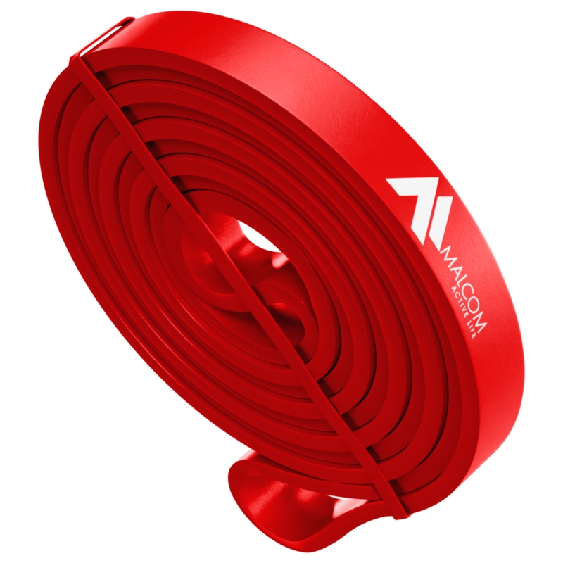 Guma oporowa do ćwiczeń gumy Powerband Czerwona 6-10kg