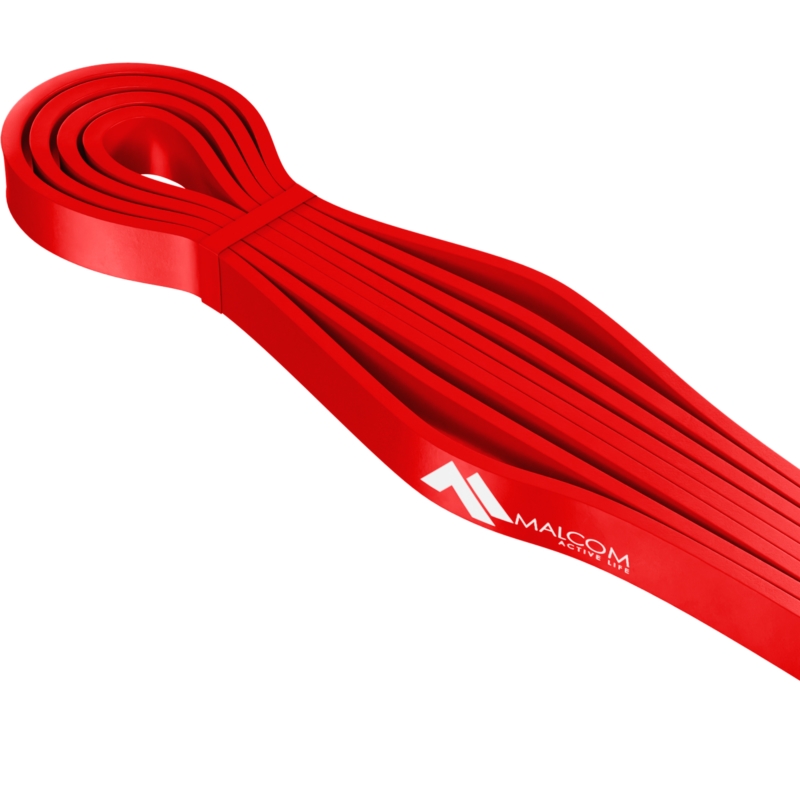 Guma oporowa do ćwiczeń gumy Powerband Czerwona 6-10kg