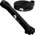 Guma oporowa do ćwiczeń gumy Powerband Czarna 11-17kg