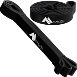 Guma oporowa do ćwiczeń gumy Powerband Czarna 11-17kg