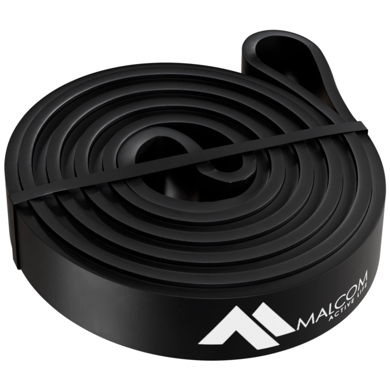 Guma oporowa do ćwiczeń gumy Powerband Czarna 11-17kg