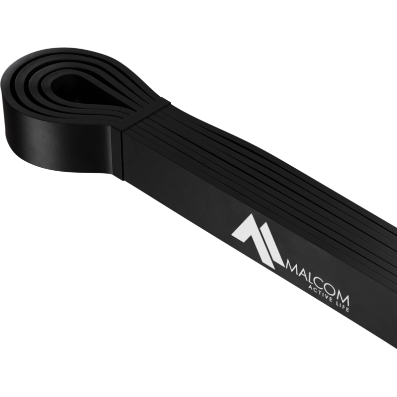 Guma oporowa do ćwiczeń gumy Powerband Czarna 11-17kg