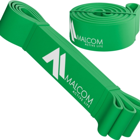 Guma oporowa do ćwiczeń gumy Powerband Zielona 27-36kg