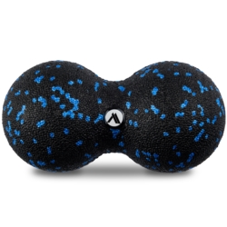 Piłka do masażu podwójna duoball Niebieska 16x8cm