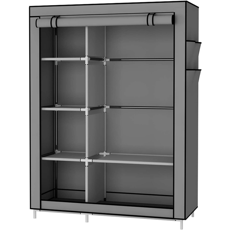 Szafa materiałowa składana 6 półek + 1 wieszak