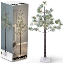 Drzewko świąteczne z oświetleniem LED Sosna Ośnieżona 100cm