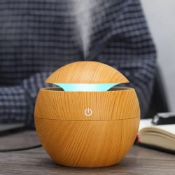 Nawilżacz powietrza automatyczny z aromaterapią Jasny Brąz 130ml