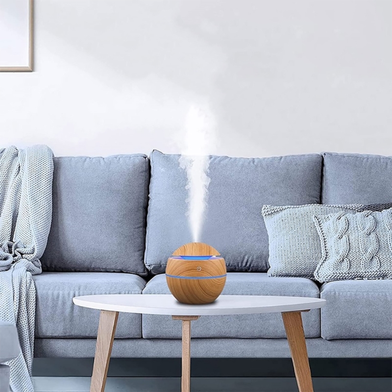 Nawilżacz powietrza automatyczny z aromaterapią Jasny Brąz 130ml