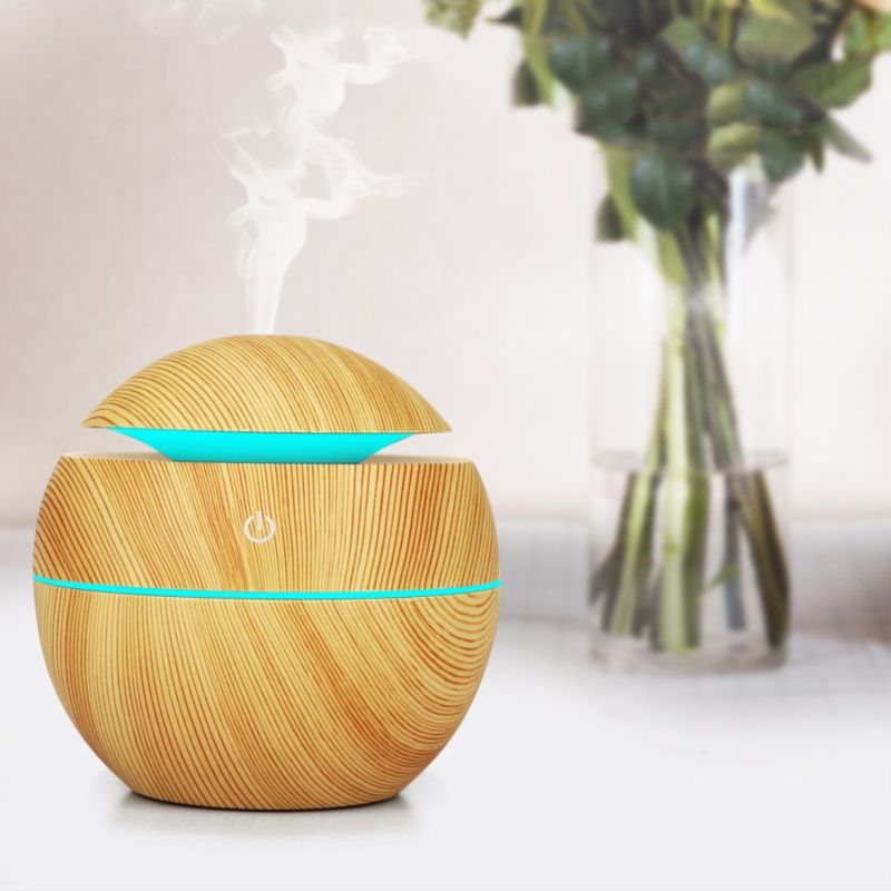 Nawilżacz powietrza automatyczny z aromaterapią Jasny Brąz 130ml