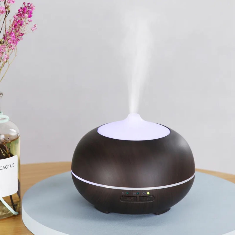 Nawilżacz powietrza z aromaterapią oświetlenie LED + Pilot