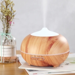 Nawilżacz powietrza z aromaterapią oświetlenie LED + Pilot