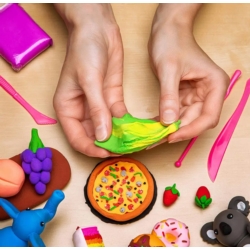Piankolina magiczna masa plastyczna 24 sztuki + 6x Szpatułki