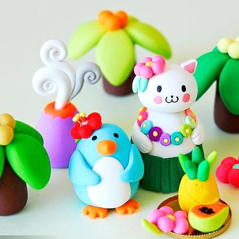 Piankolina magiczna masa plastyczna 24 sztuki + 6x Szpatułki