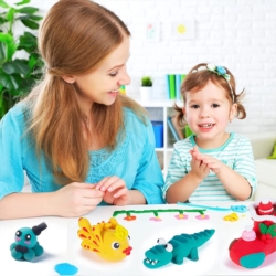 Piankolina magiczna masa plastyczna 24 sztuki + 6x Szpatułki