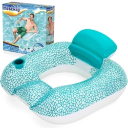 Fotel do pływania dmuchany + Cupholder BESTWAY