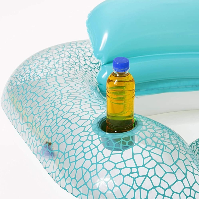 Fotel do pływania dmuchany + Cupholder BESTWAY
