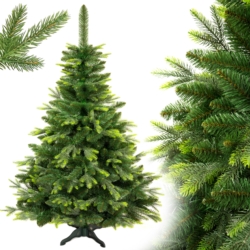 Choinka sztuczna na stojaku Sosna naturalna z gałązkami PE 220cm