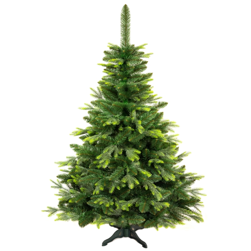 Choinka sztuczna na stojaku Sosna naturalna z gałązkami PE 220cm