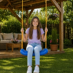 Huśtawka ogrodowa dla dzieci z linkami