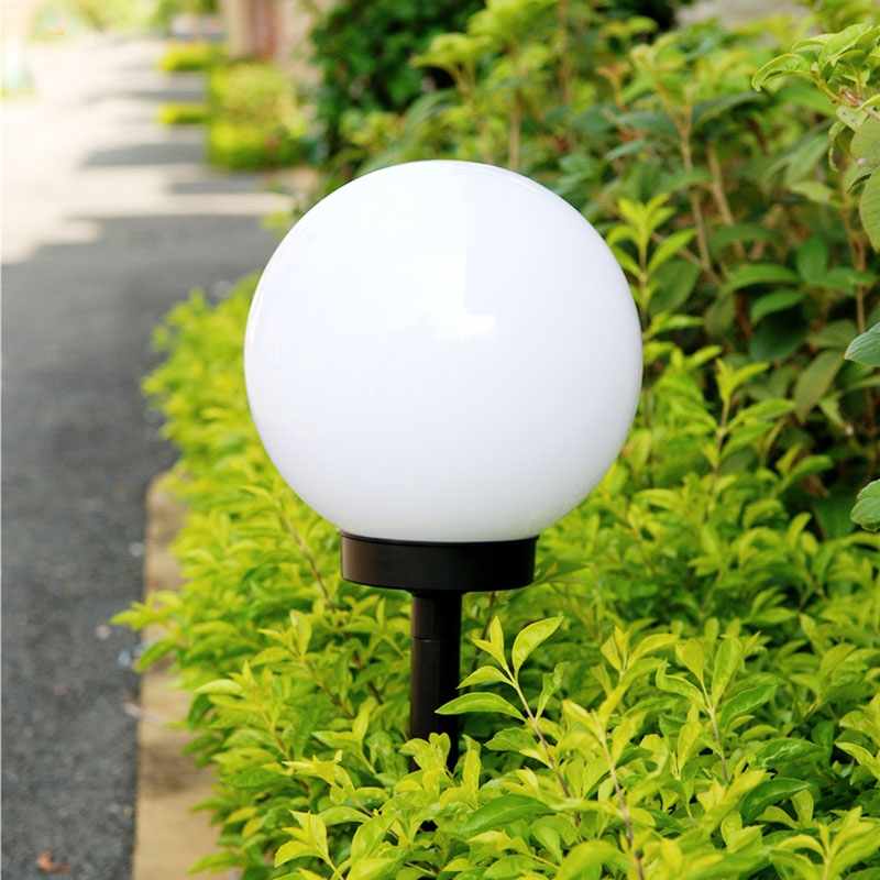 Lampa solarna gruntowa Kula świetlna LED 10cm 6sztuki