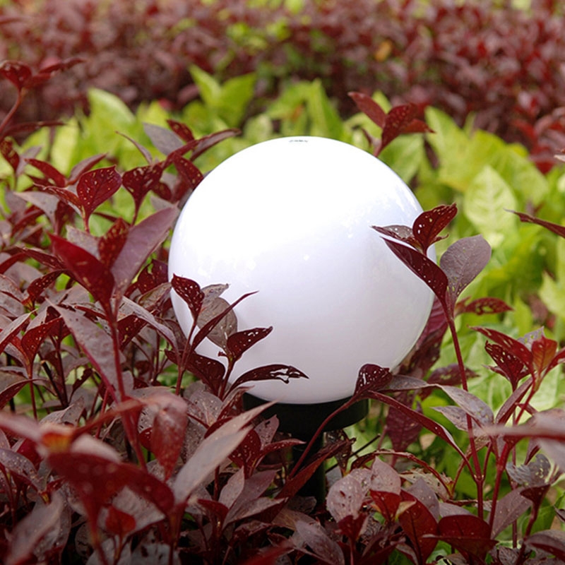 Lampa solarna gruntowa Kula świetlna LED 10cm 6sztuki