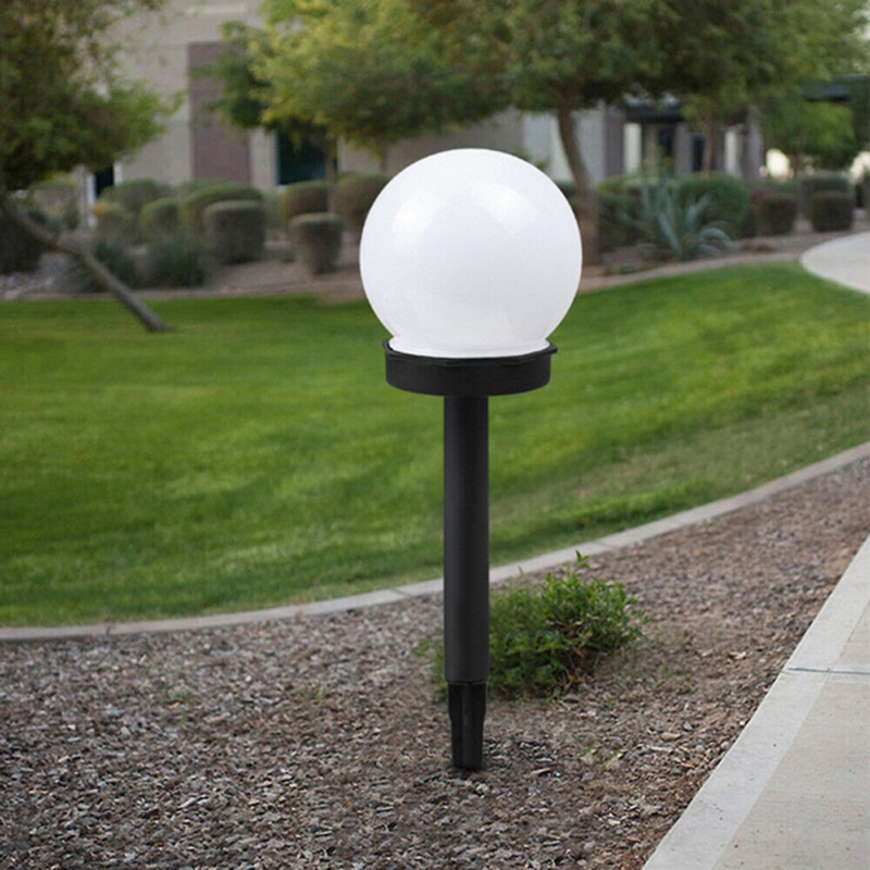 Lampa solarna gruntowa Kula świetlna LED 10cm 6sztuki