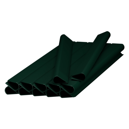 Klipsy do taśmy ogrodzeniowej 19cm Ciemny Zielony 12 sztuk