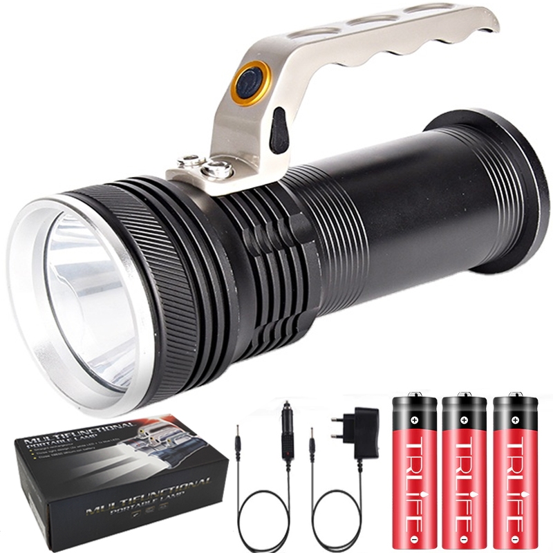 Latarka z uchwytem akumulatorowa LED XML-T6 ZOOM XXL