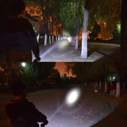 Latarka z uchwytem akumulatorowa LED XML-T6 ZOOM XXL