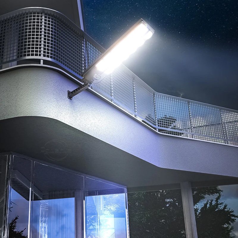Lampa LED latarnia solarna uliczna 800W + Czujnik zmierzchu i ruchu + Pilot