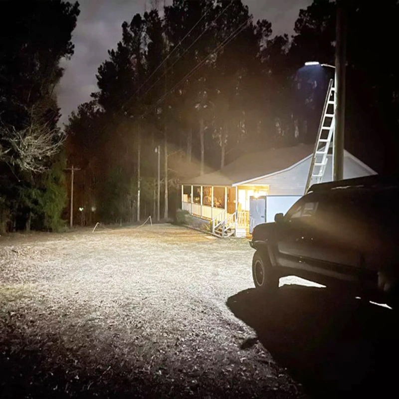 Lampa LED zewnętrzna solarna z czujnikiem zmierzchu + Pilot