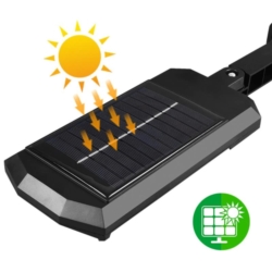 Lampa LED zewnętrzna solarna z czujnikiem zmierzchu + Pilot