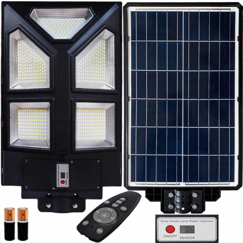 Lampa solarna naścienna LED 500W 62x36cm