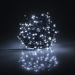 Lampki choinkowe świąteczne 200LED 12m IP44 Biały Zimny