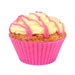 Forma stalowa do muffinek babeczek + Foremki silikonowe 12 sztuk