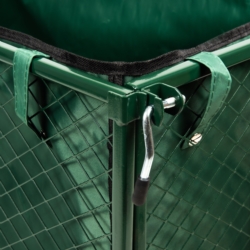 Wózek transportowy ogrodowy z opuszczanymi burtami 205L 300kg + Wkład + Tacka