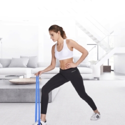 Zestaw 5 taśm gum lateksowych do ćwiczeń fitness + woreczek