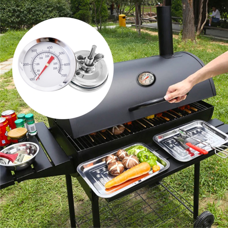 Grill węglowy ogrodowy z pokrywą z wędzarnią + Mata teflonowa