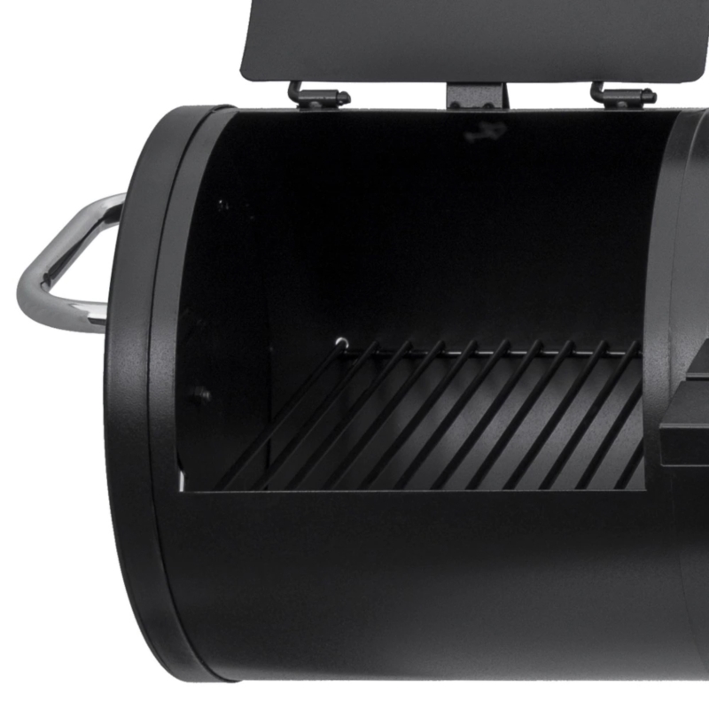 Grill węglowy ogrodowy z pokrywą z wędzarnią + Mata teflonowa