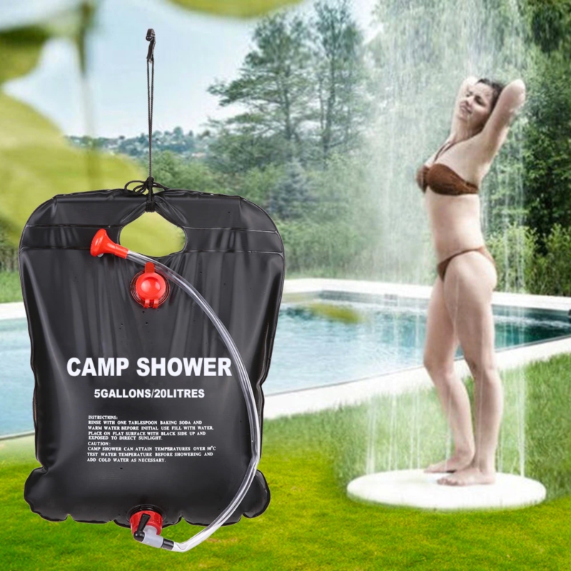 Prysznic solarny turystyczny na camping lub działkę 20L