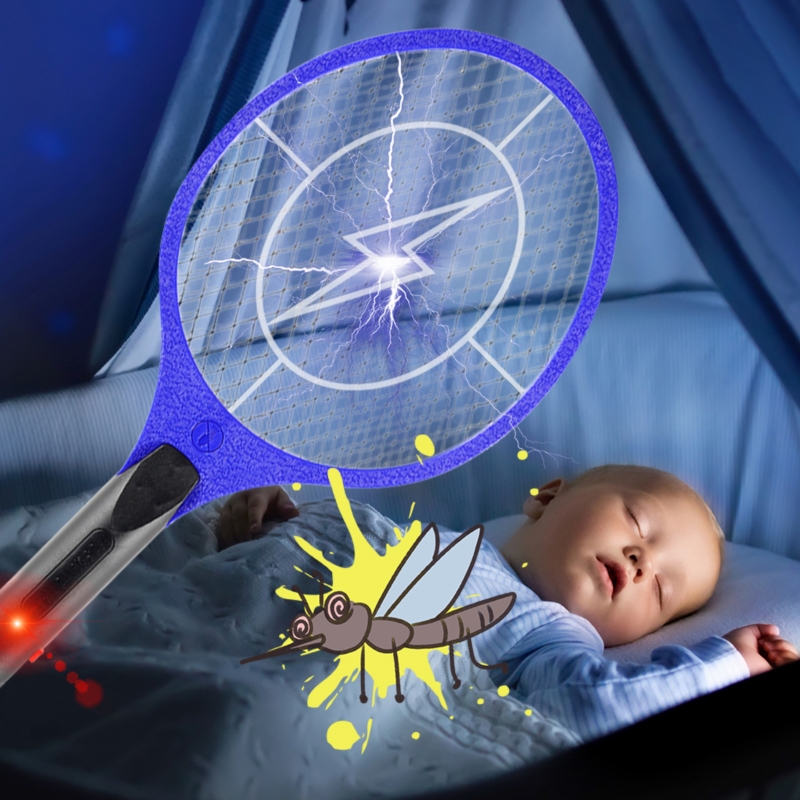 Paletka owadobójcza na insekty elektryczna z akumulatorem packa